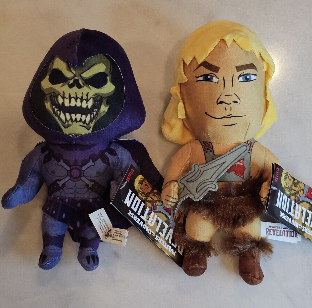 Masters Of The Universe Revelation 7" Plush Stuffed Animal Toy Action Figure SET